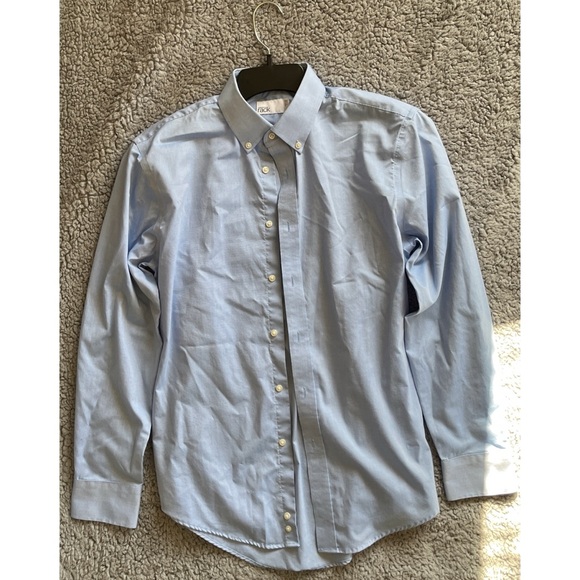 Nordstrom Other - Nordstrom Rack Men’s 15 Blue Long Sleeve Button Down Dress Shirt.
